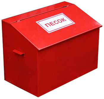 Ящик для песка (0,3 м3) разборный - Пожарное оборудование - Пожарные ящики для песка - ohrana.inoy.org